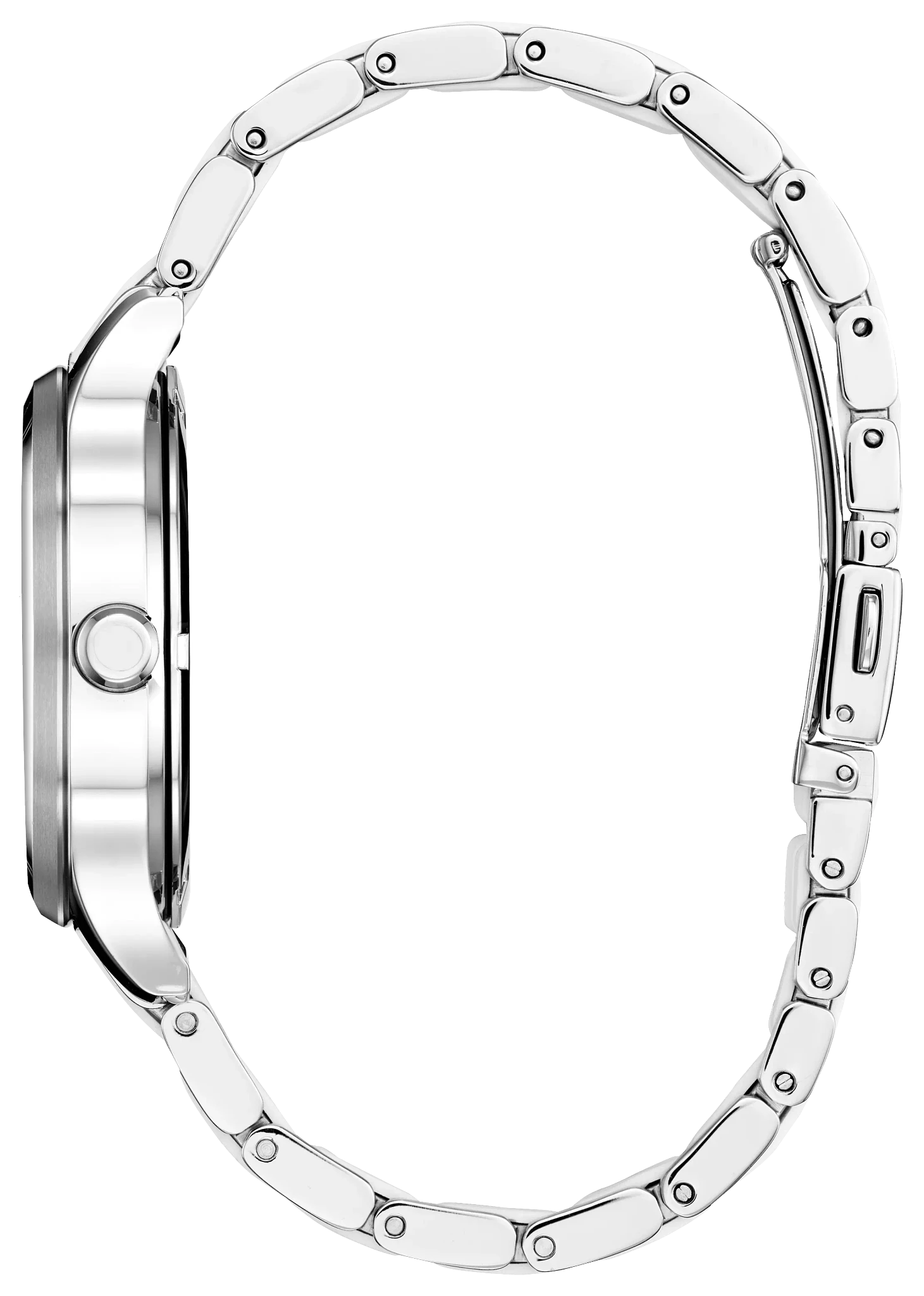 Minnie Mouse Silver-Tone Dial Stainless Steel & Silicone Bracelet